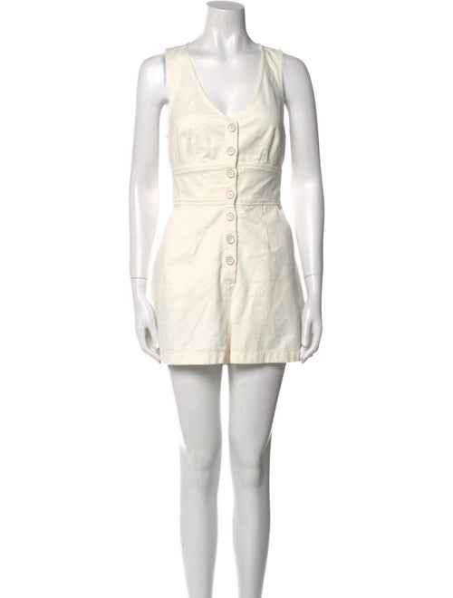 Intermix V-Neck Romper