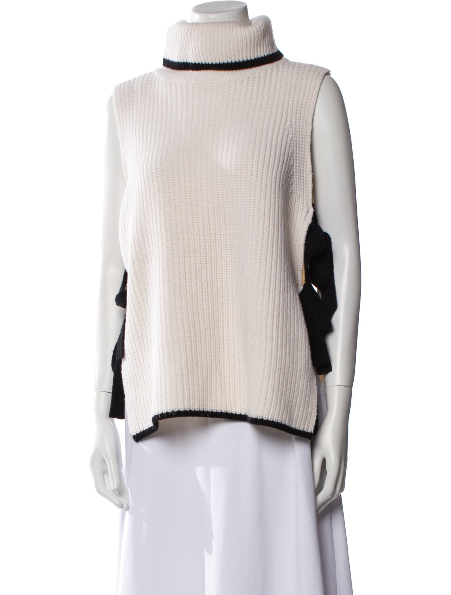 Intermix Wool Colorblock Pattern Sweater