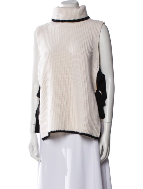 Intermix Wool Colorblock Pattern Sweater