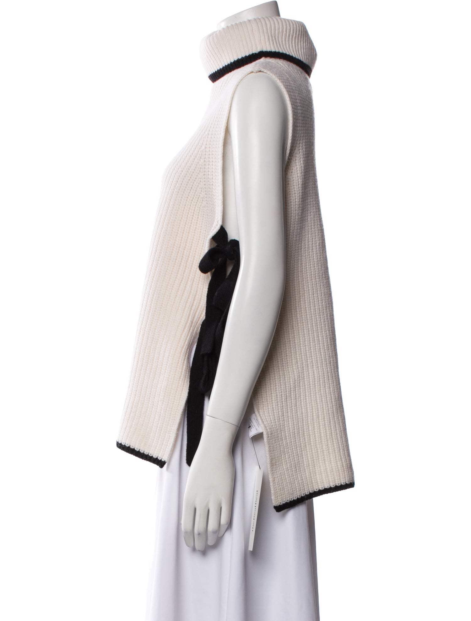 Intermix Wool Colorblock Pattern Sweater