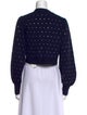 Intermix Wool Polka Dot Print Sweater
