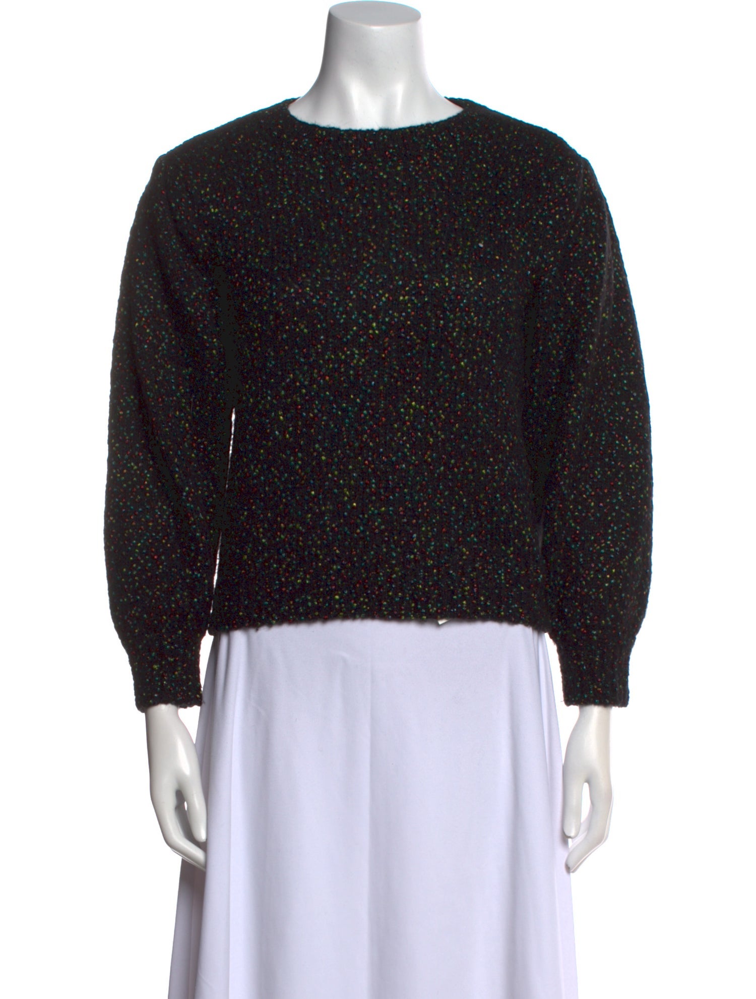 Intermix Wool Crew Neck Sweater