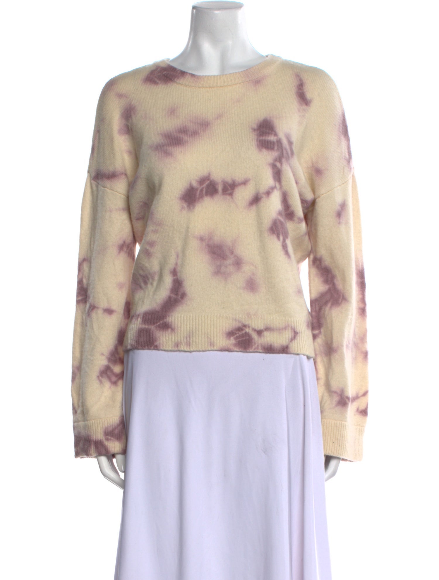 Intermix Wool Tie-Dye Print Sweater