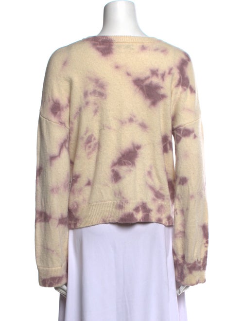 Intermix Wool Tie-Dye Print Sweater