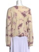 Intermix Wool Tie-Dye Print Sweater