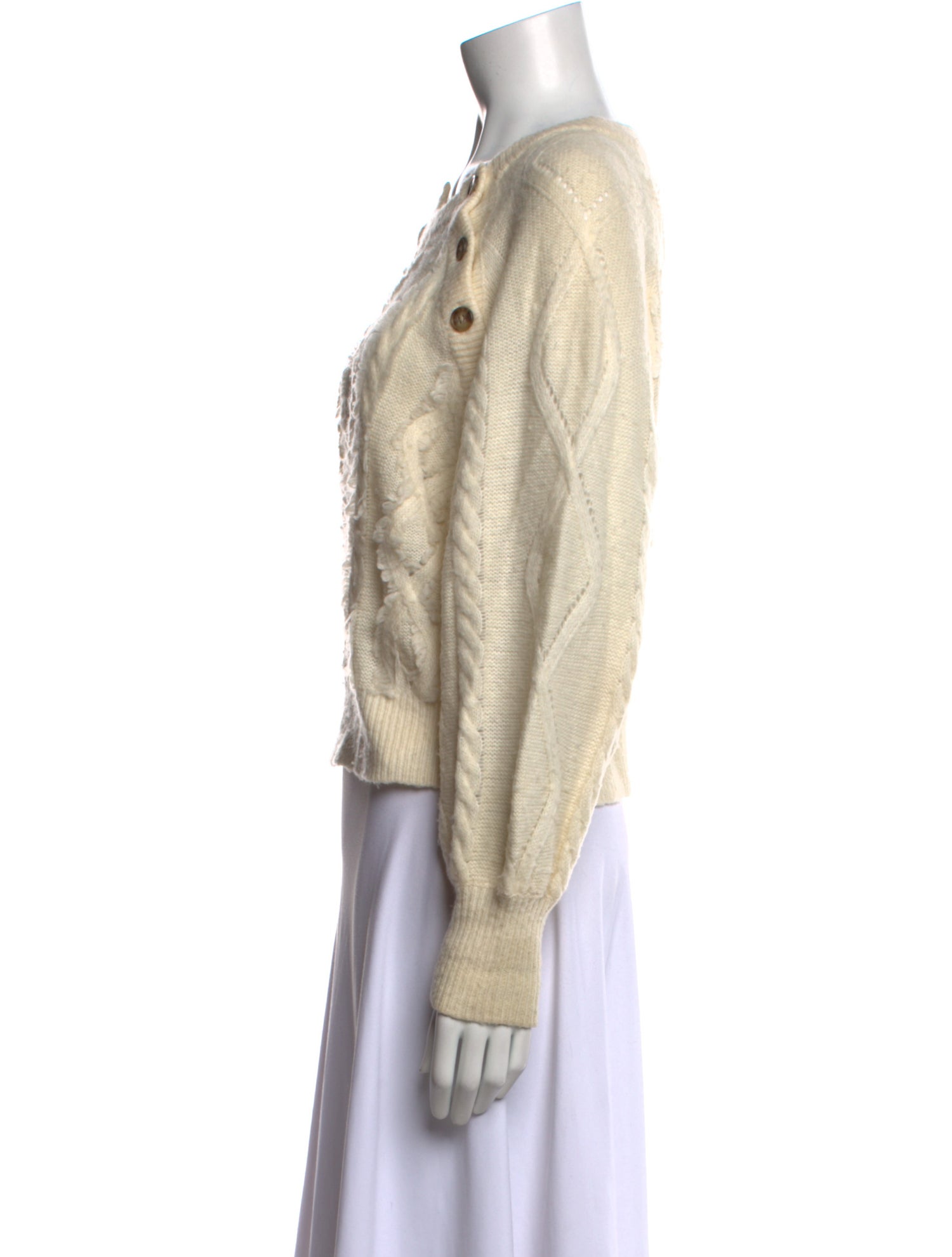 Intermix Wool Scoop Neck Sweater