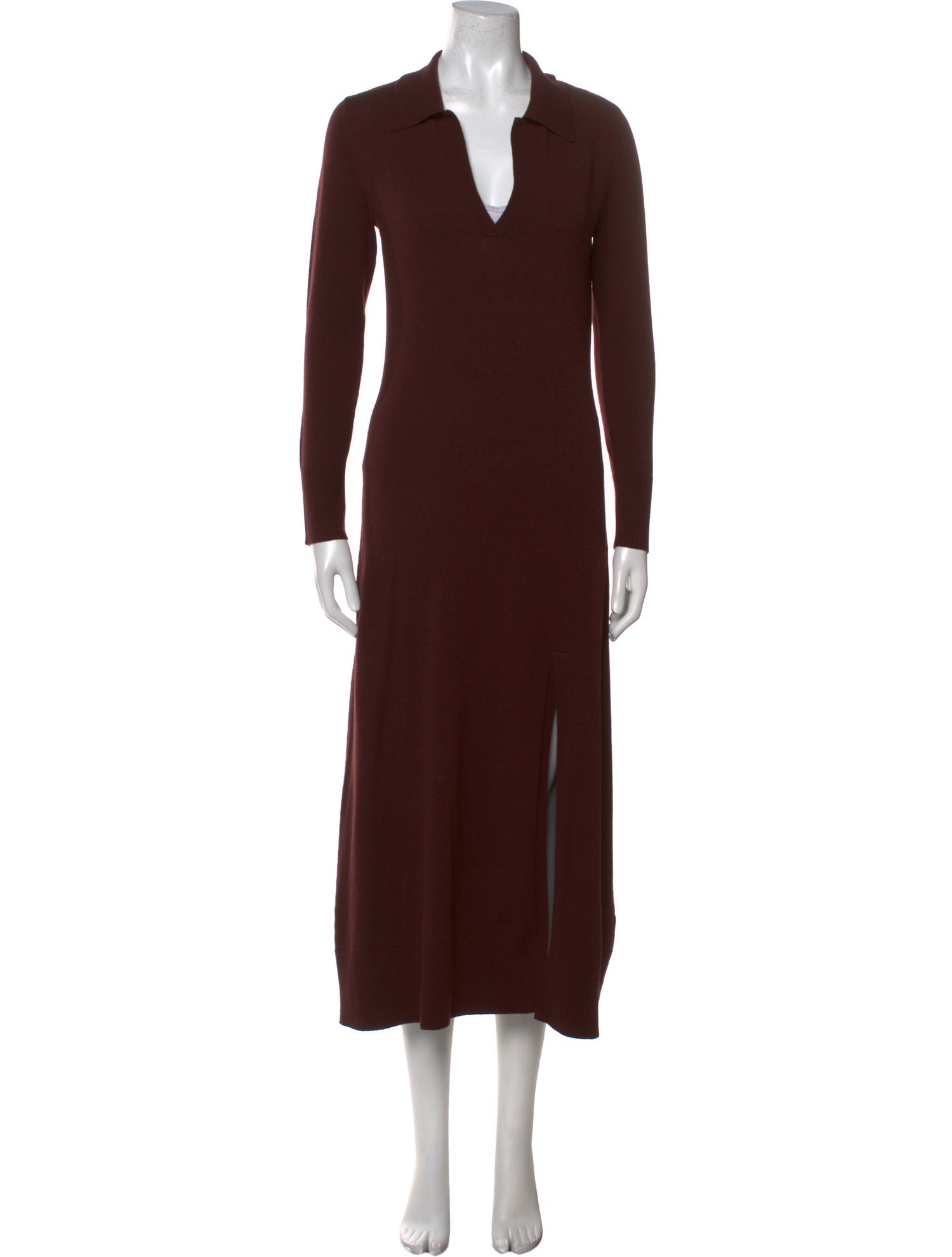 Intermix Wool Midi Length Dress