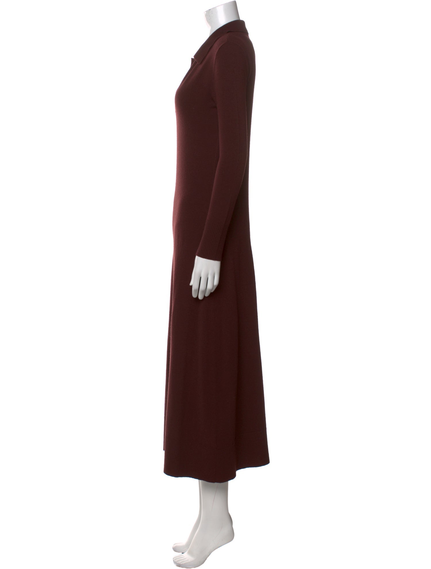 Intermix Wool Midi Length Dress