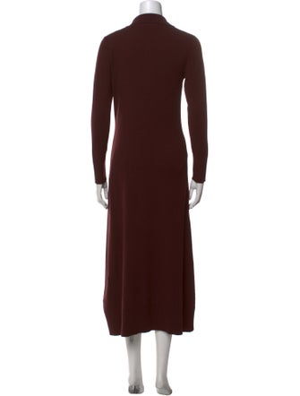 Intermix Wool Midi Length Dress
