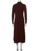 Intermix Wool Midi Length Dress