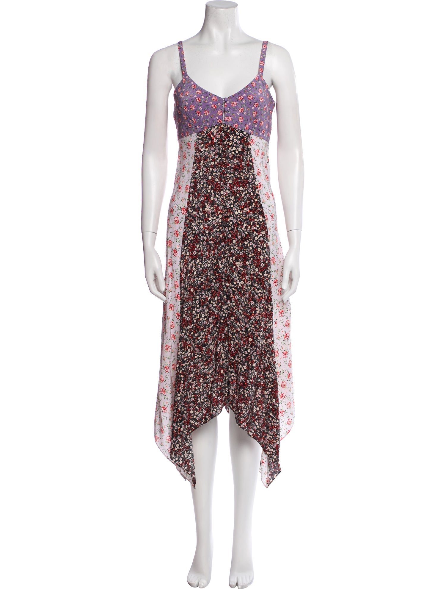 Intermix Silk Long Dress