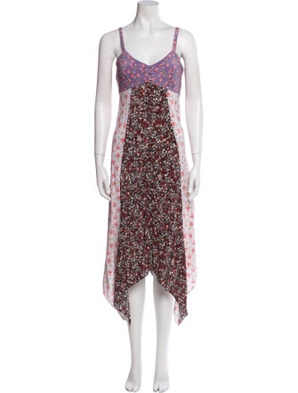 Intermix Silk Long Dress