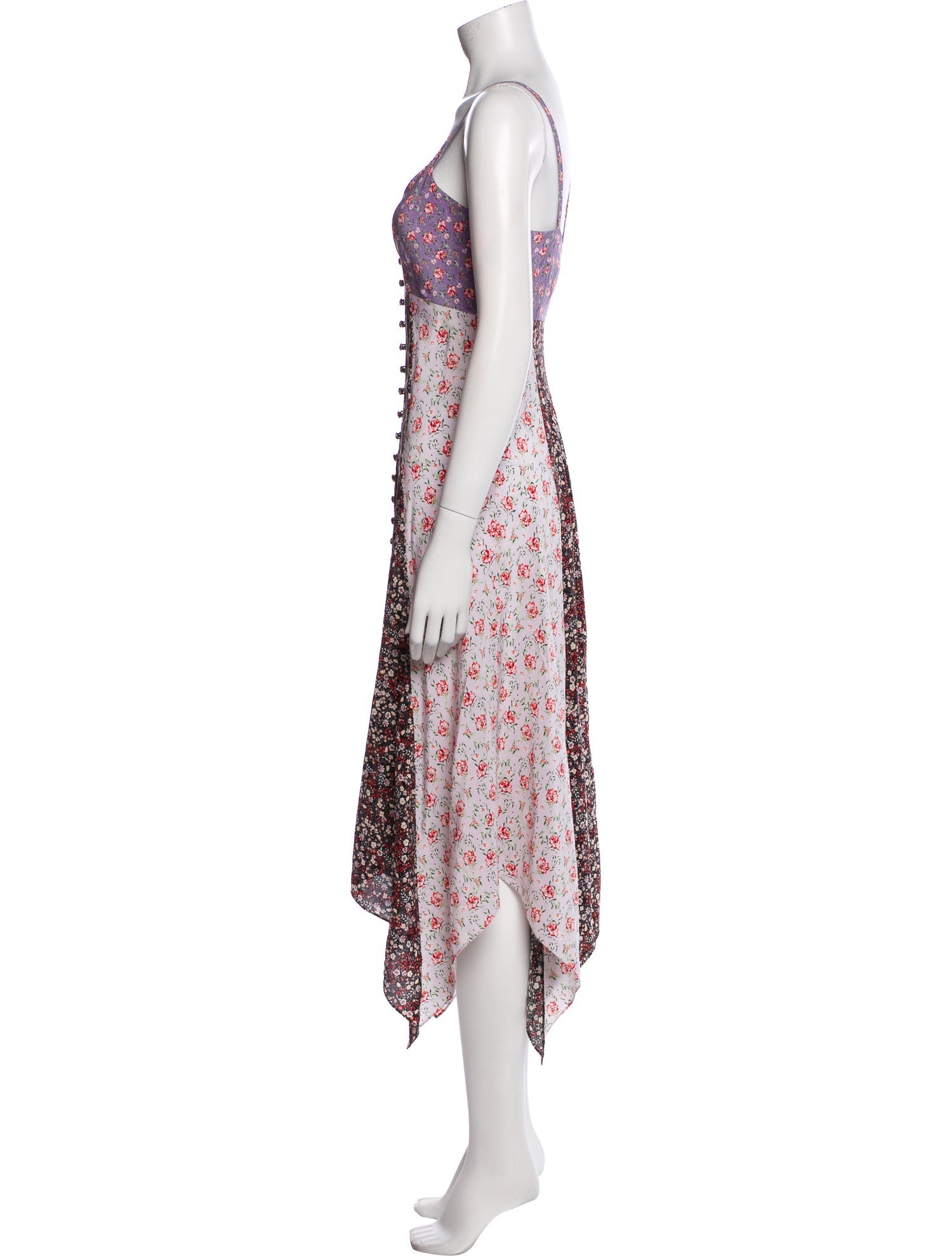 Intermix Silk Long Dress