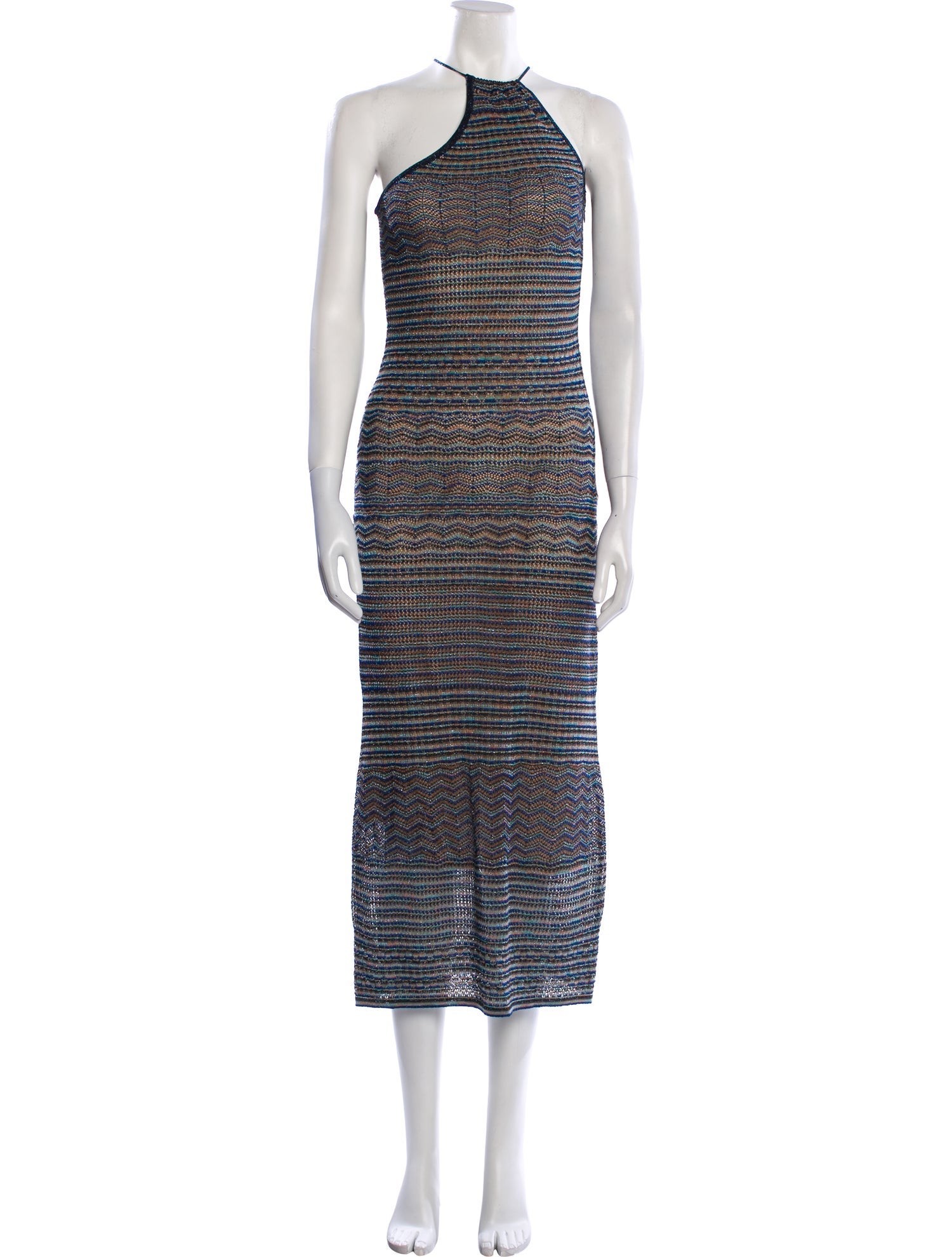 Intermix Striped Long Dress