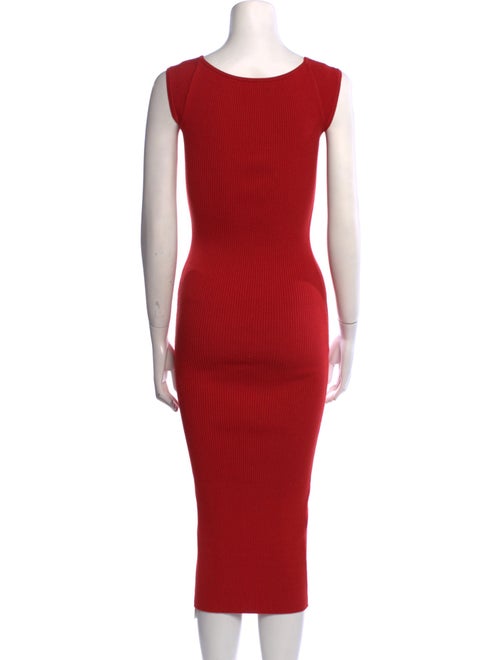 Intermix Square Neckline Midi Length Dress