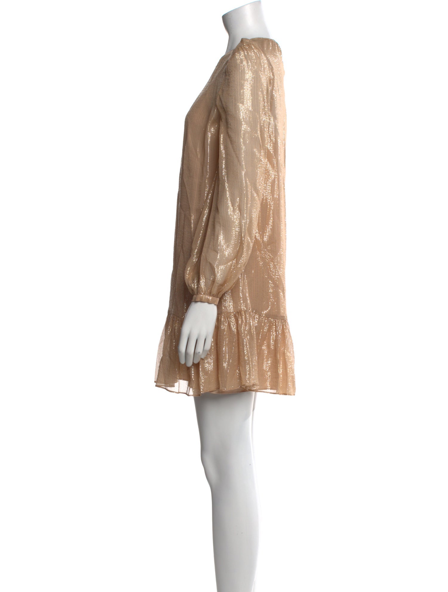 Intermix Crew Neck Mini Dress