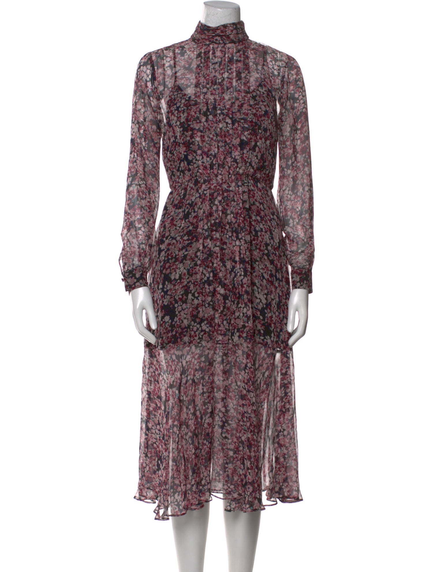 Intermix Silk Long Dress