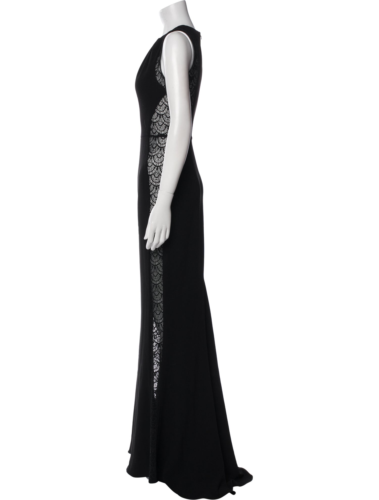 Intermix Crew Neck Long Dress