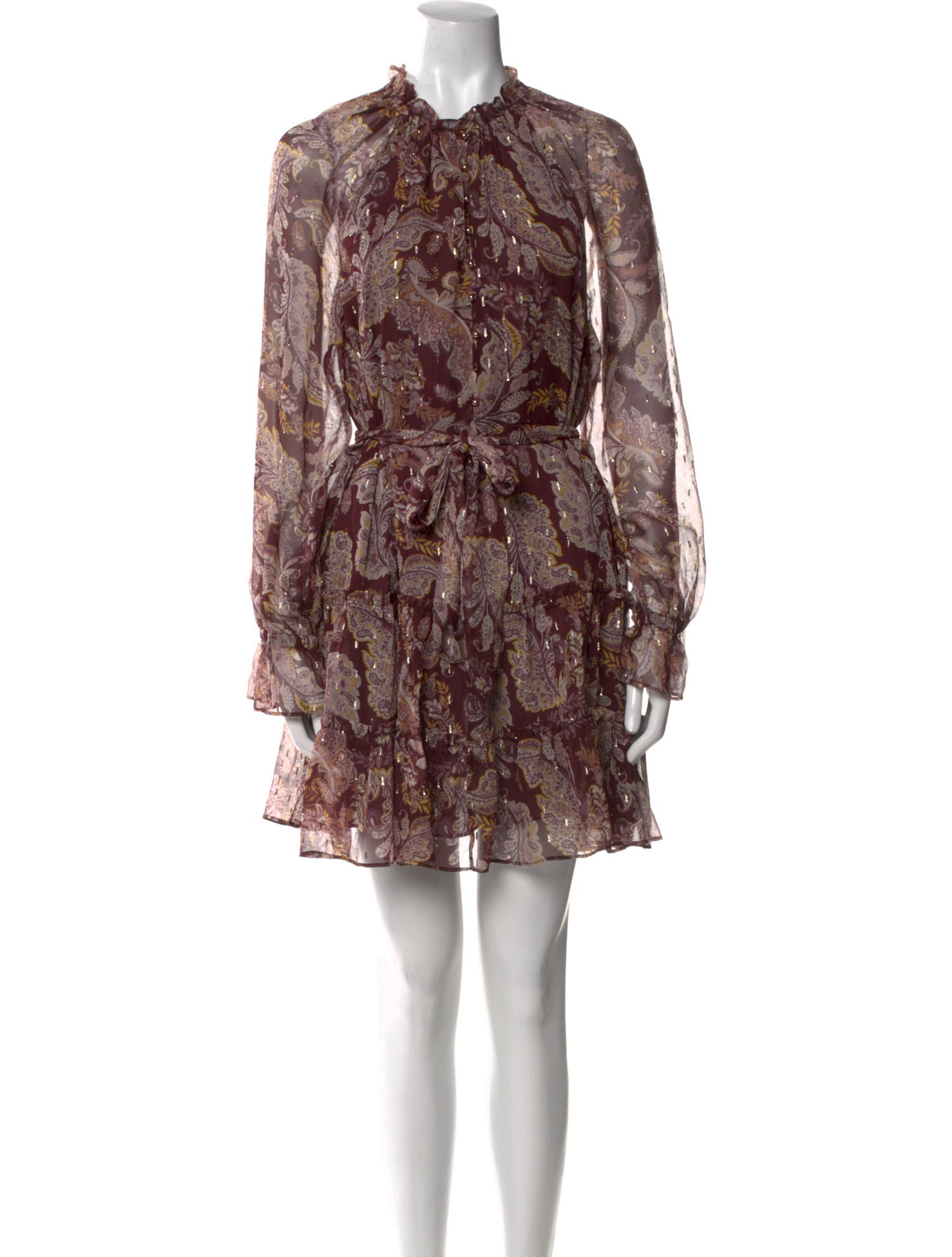 Intermix Silk Mini Dress