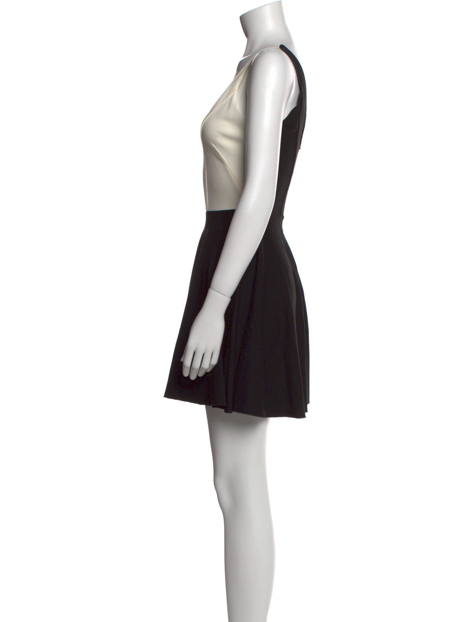 Intermix V-Neck Mini Dress