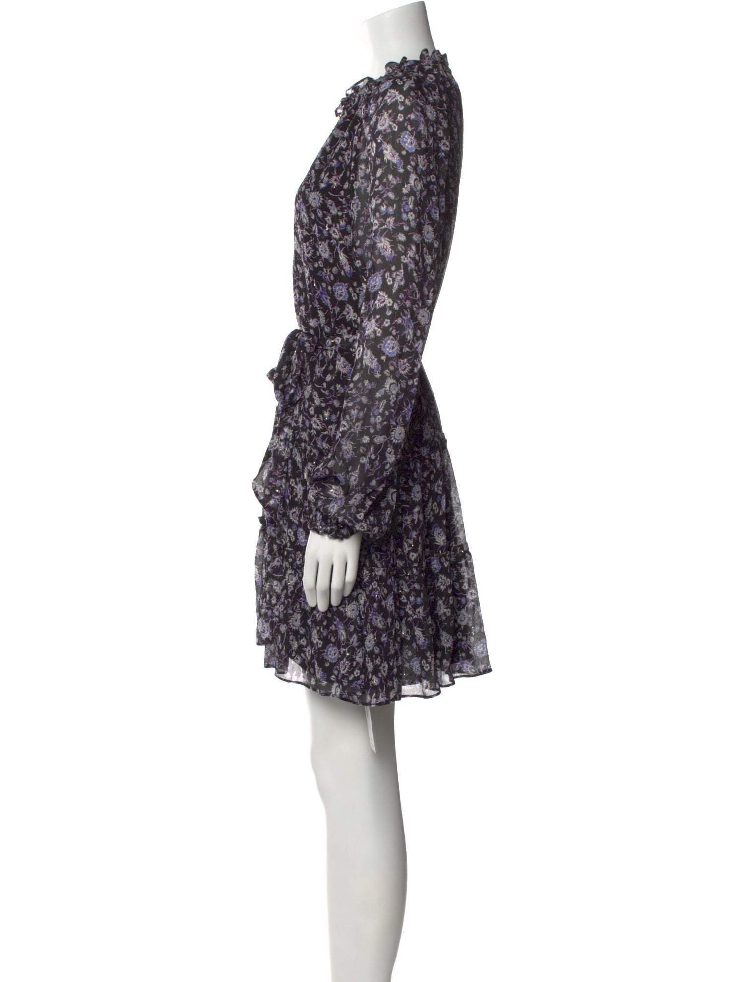 Intermix Silk Mini Dress