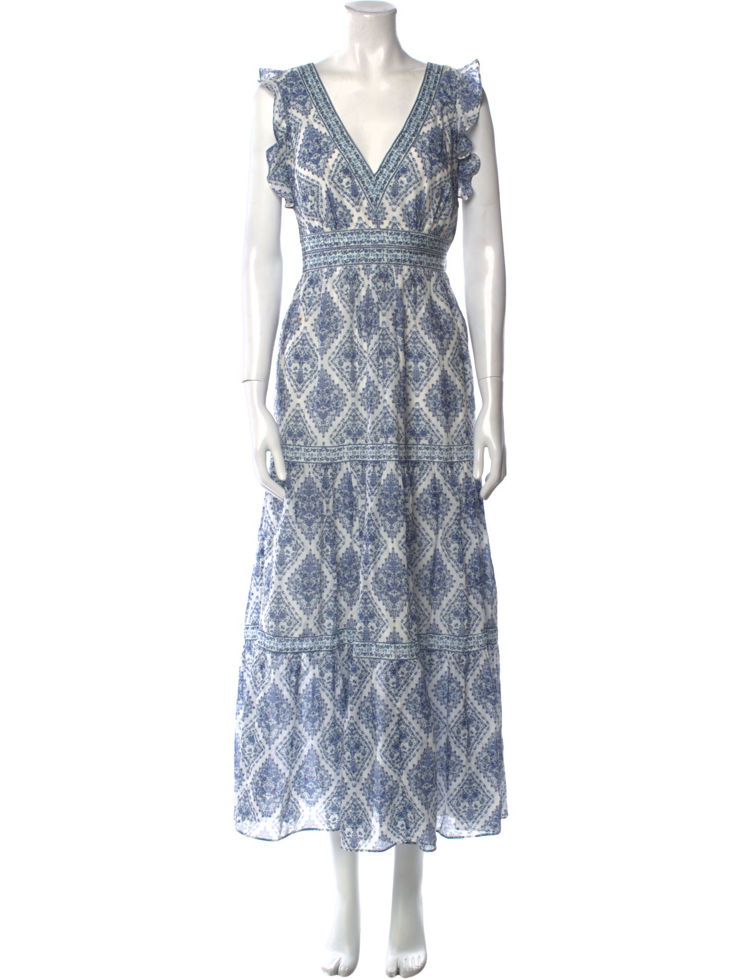 Intermix Printed Long Dress w/ Tags