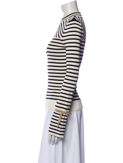 Intermix Striped Crew Neck Sweater