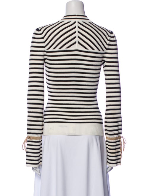 Intermix Striped Crew Neck Sweater