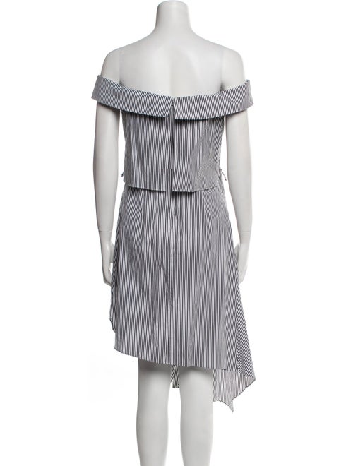 Intermix Striped Midi Length Dress