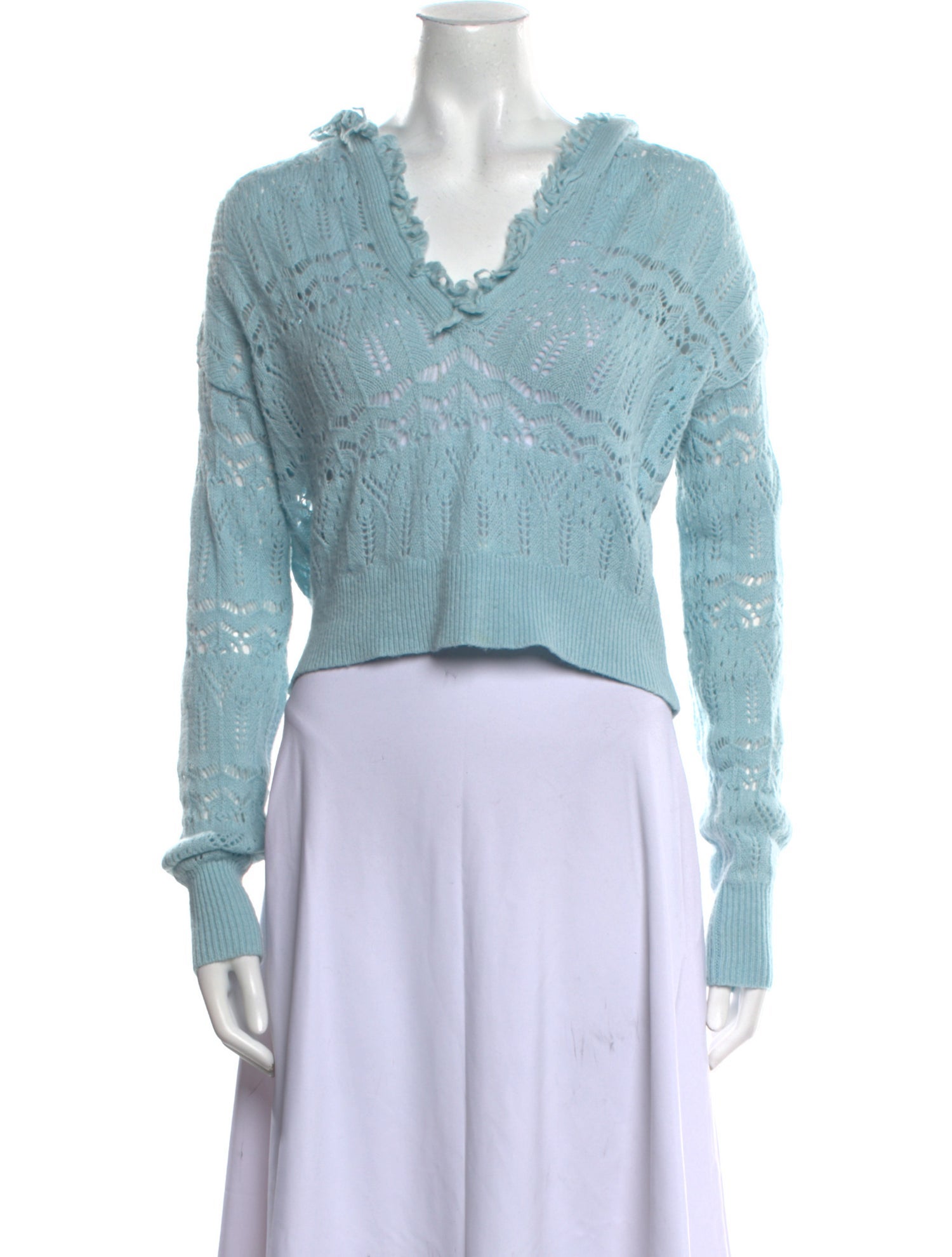 Intermix Cashmere V-Neck Sweater