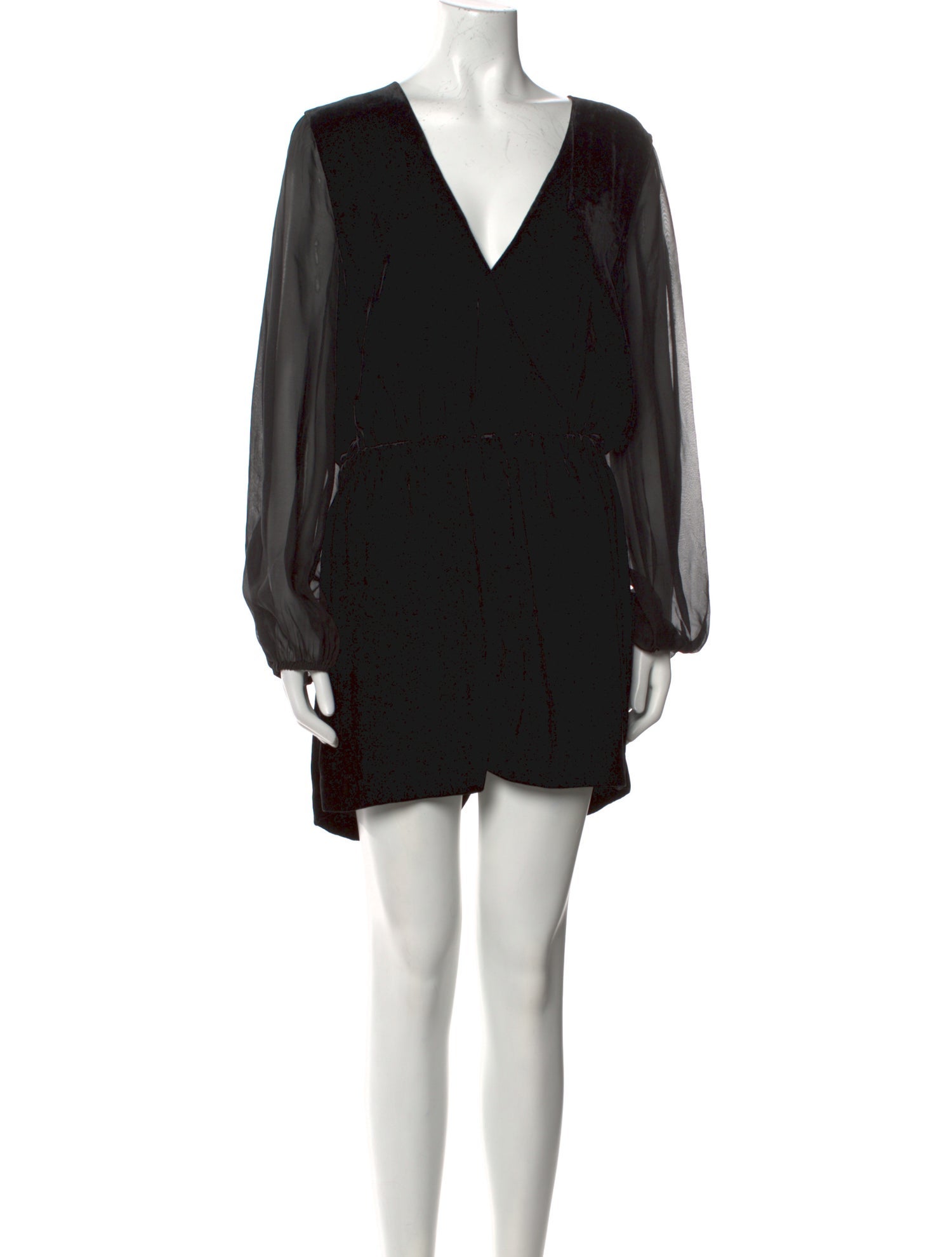 Intermix Plunge Neckline Romper