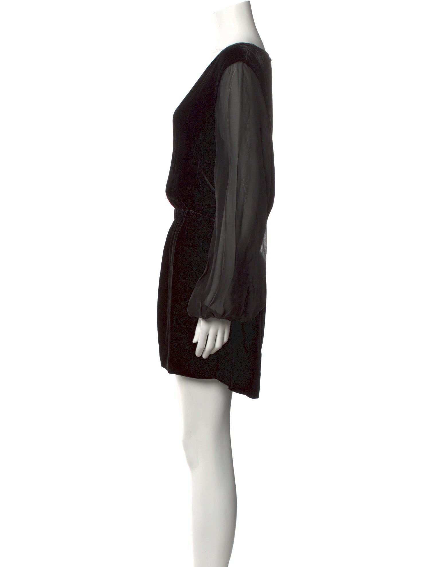 Intermix Plunge Neckline Romper