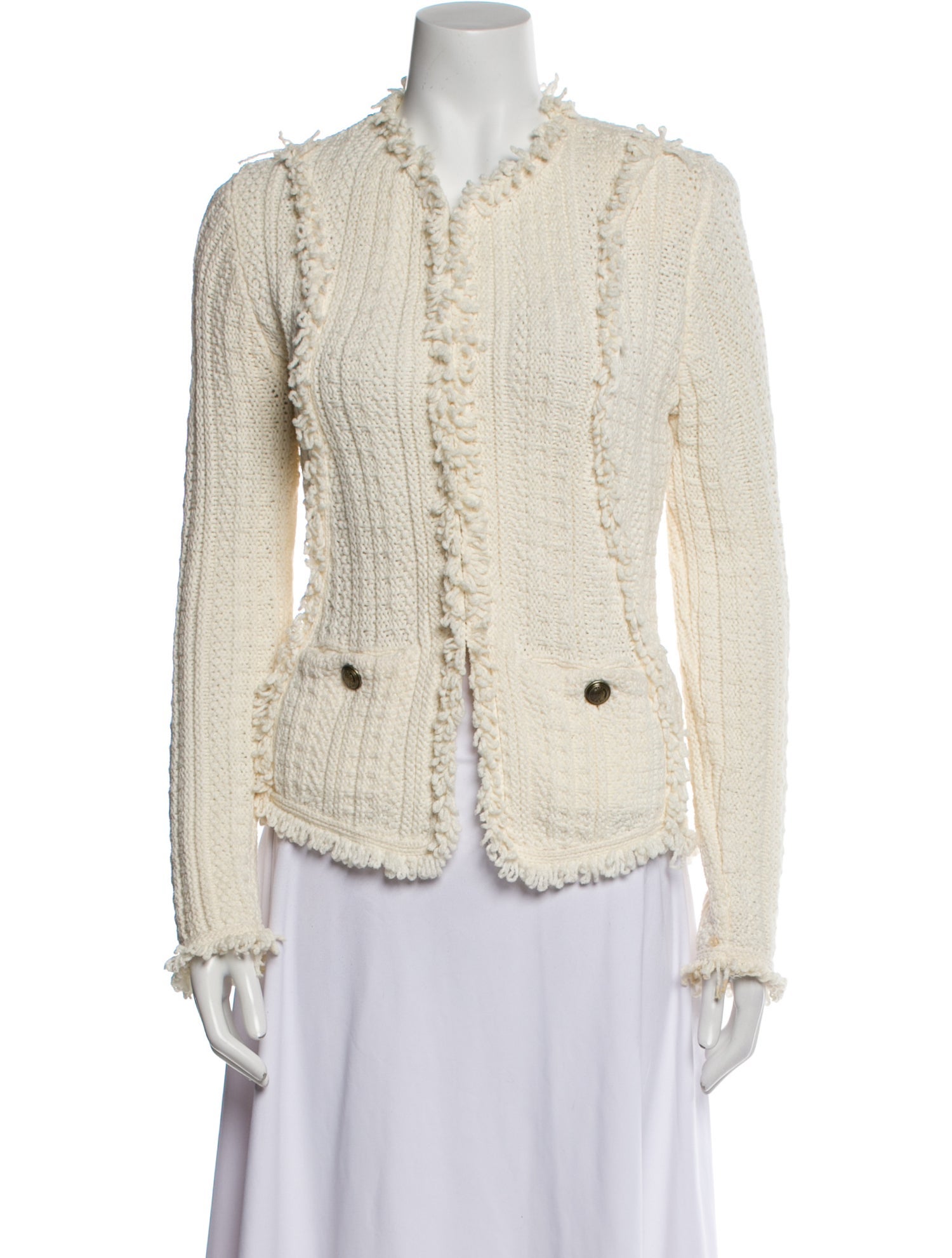 Intermix Tweed Pattern Evening Jacket