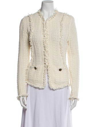 Intermix Tweed Pattern Evening Jacket