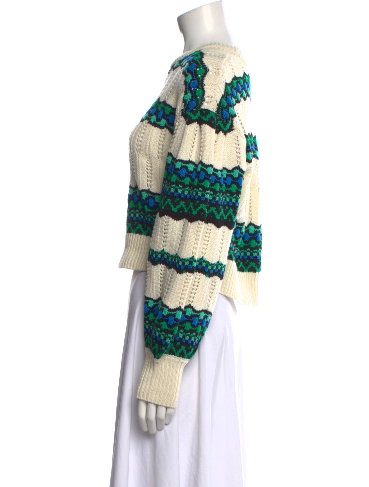 Intermix Wool Striped Sweater