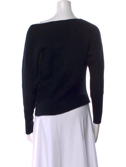 Intermix Wool Bateau Neckline Sweater