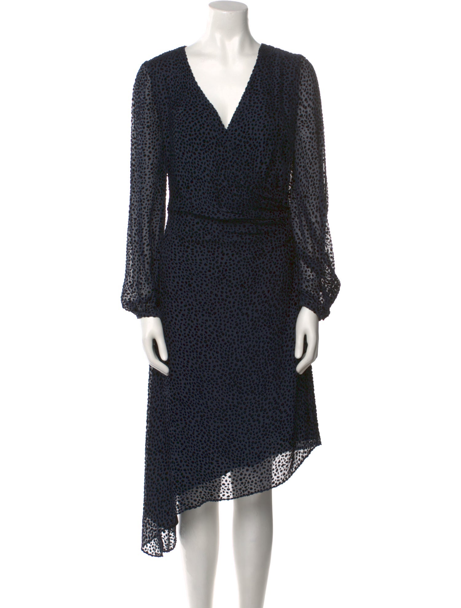 Intermix Printed Midi Length Dress