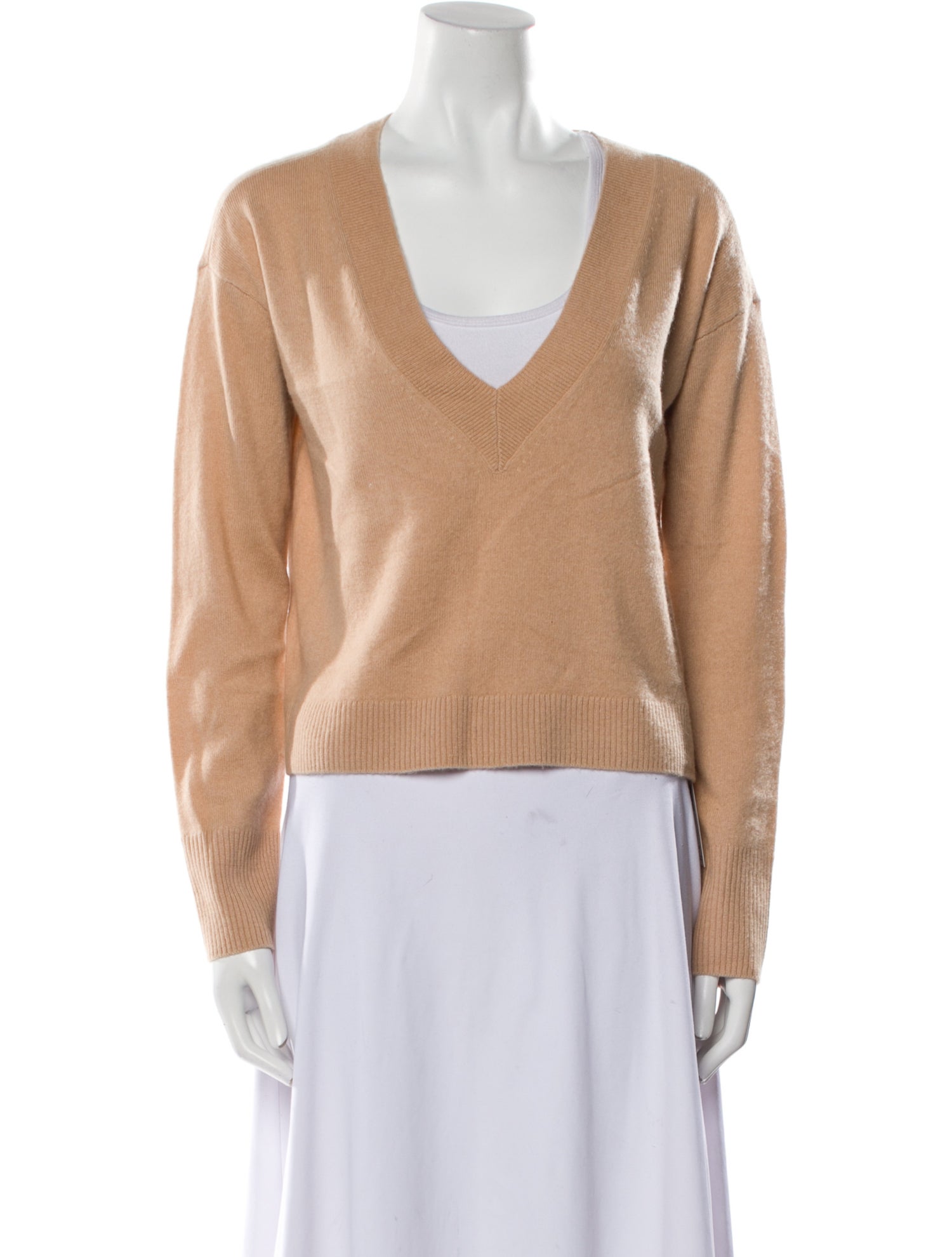 Intermix Cashmere V-Neck Sweater