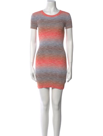 Intermix Striped Mini Dress