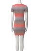 Intermix Striped Mini Dress