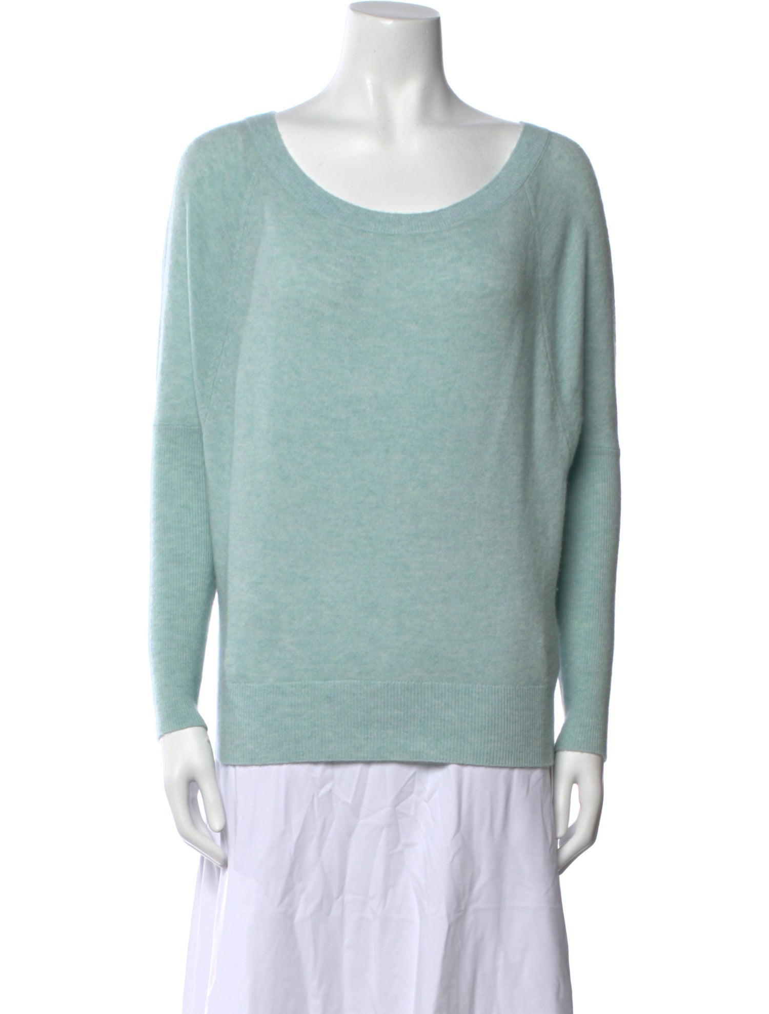 Intermix Wool Scoop Neck Sweater