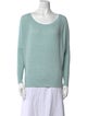 Intermix Wool Scoop Neck Sweater