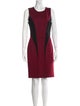 Intermix Colorblock Pattern Knee-Length Dress