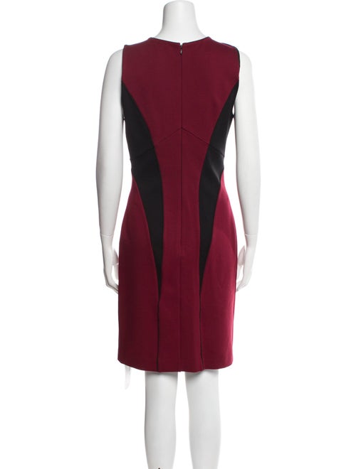 Intermix Colorblock Pattern Knee-Length Dress