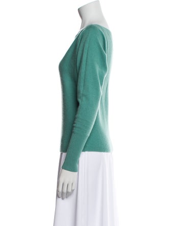 Intermix Cashmere Bateau Neckline Sweater