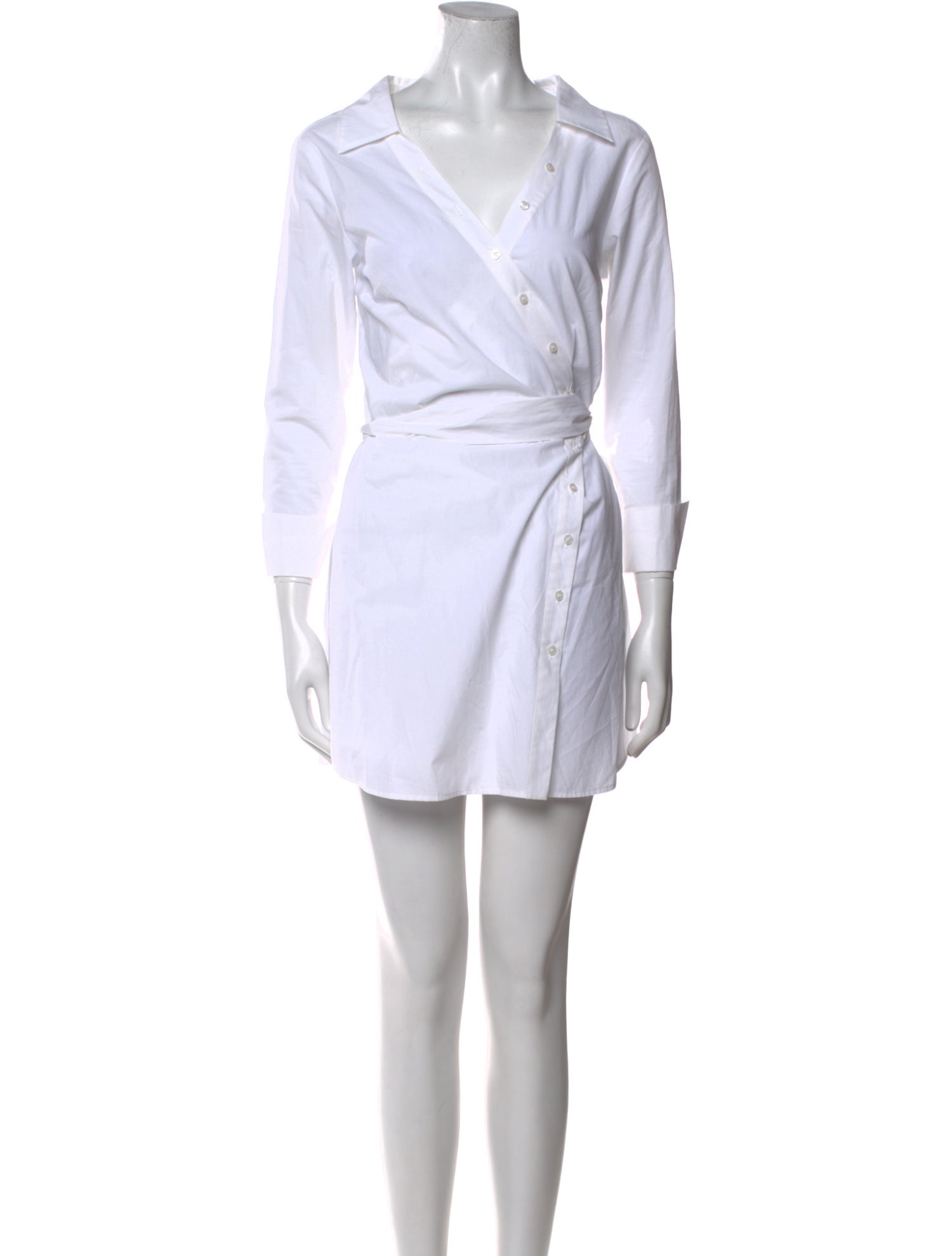 Intermix V-Neck Mini Dress