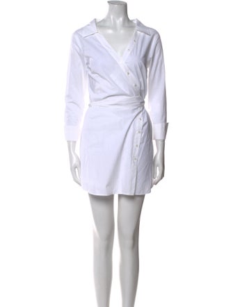 Intermix V-Neck Mini Dress