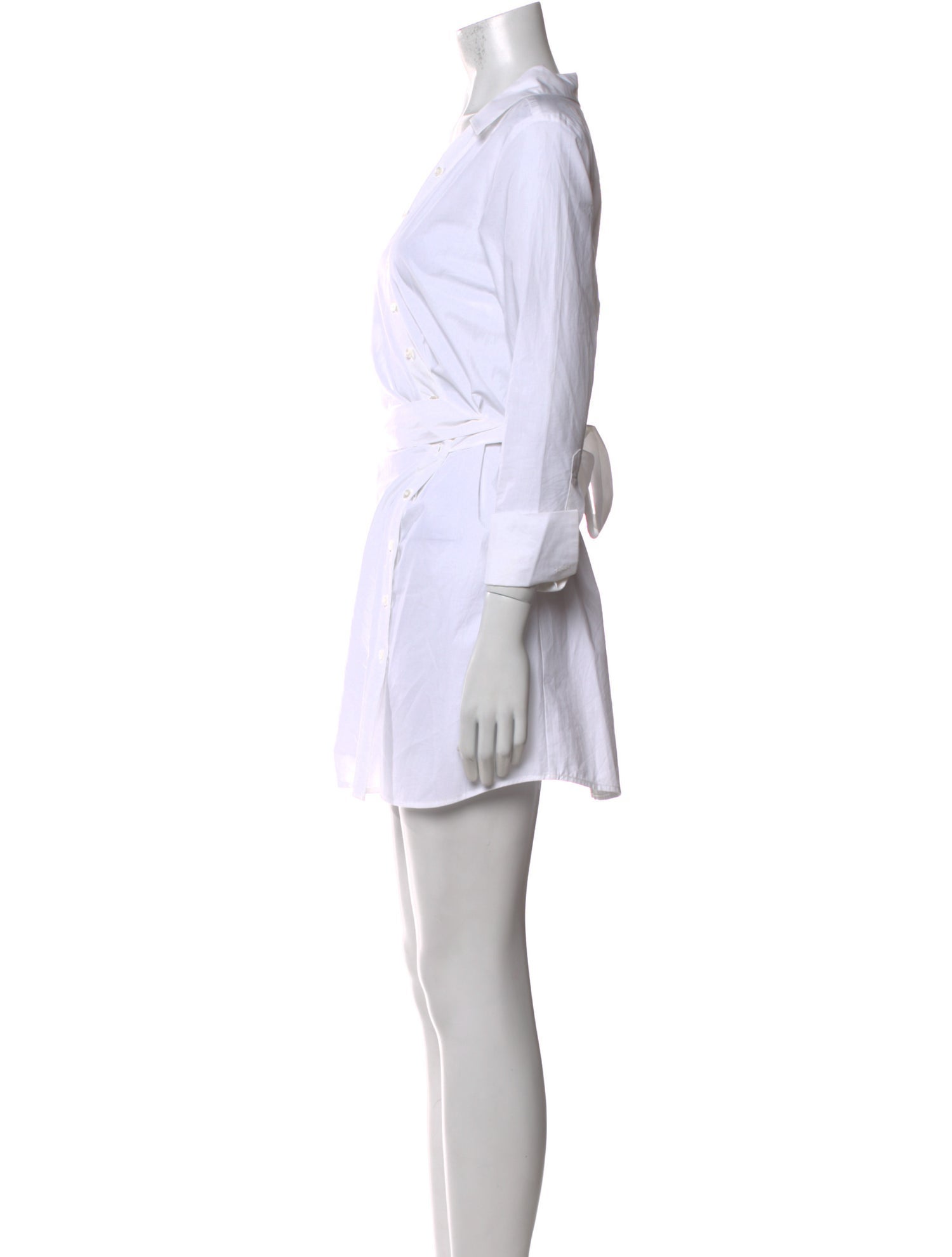 Intermix V-Neck Mini Dress