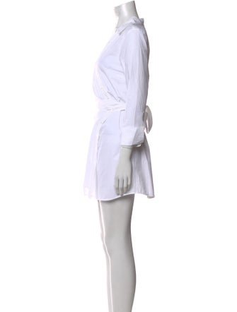 Intermix V-Neck Mini Dress