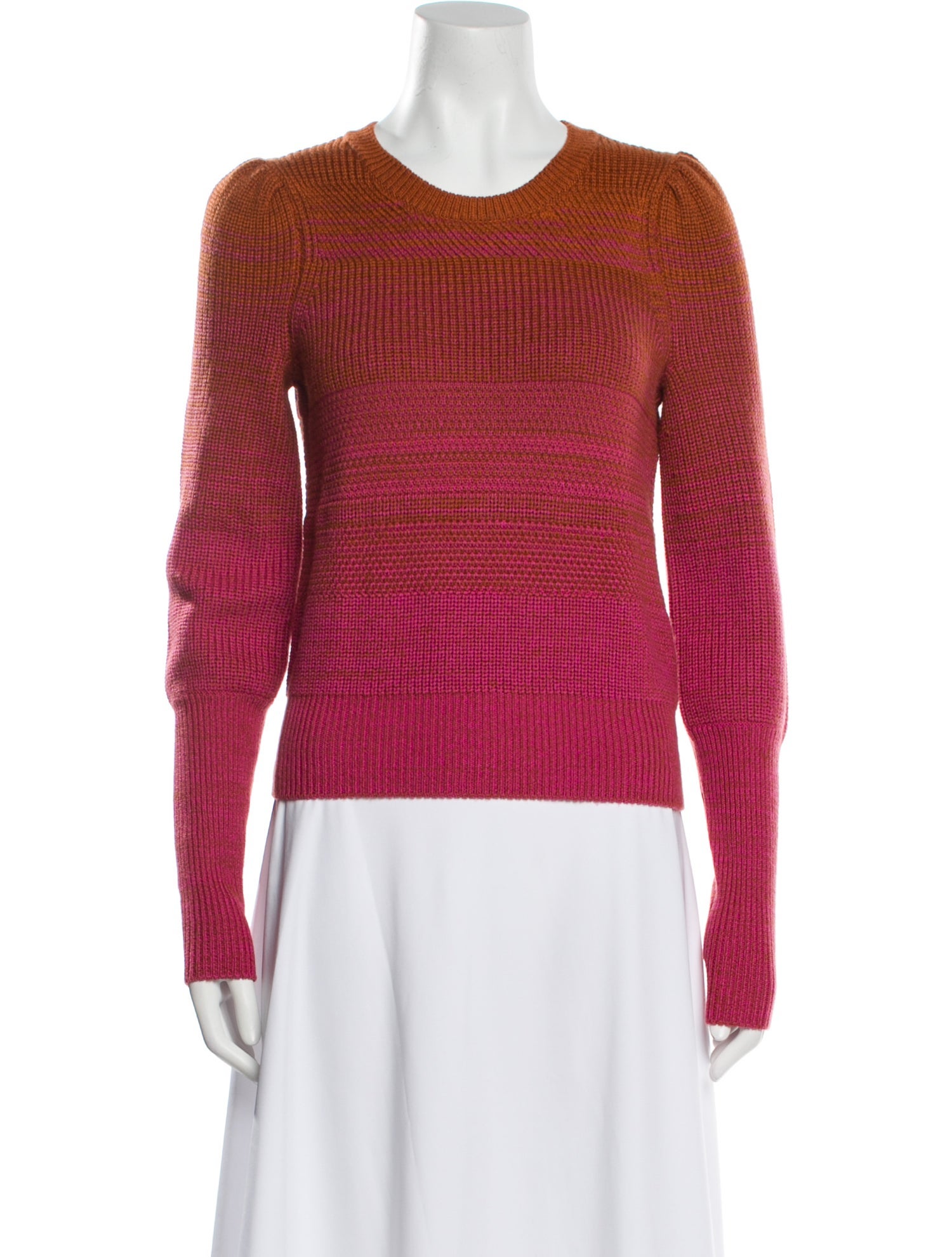 Intermix Wool Striped Sweater